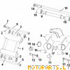 Kronšteinas variklio galinis ATV250